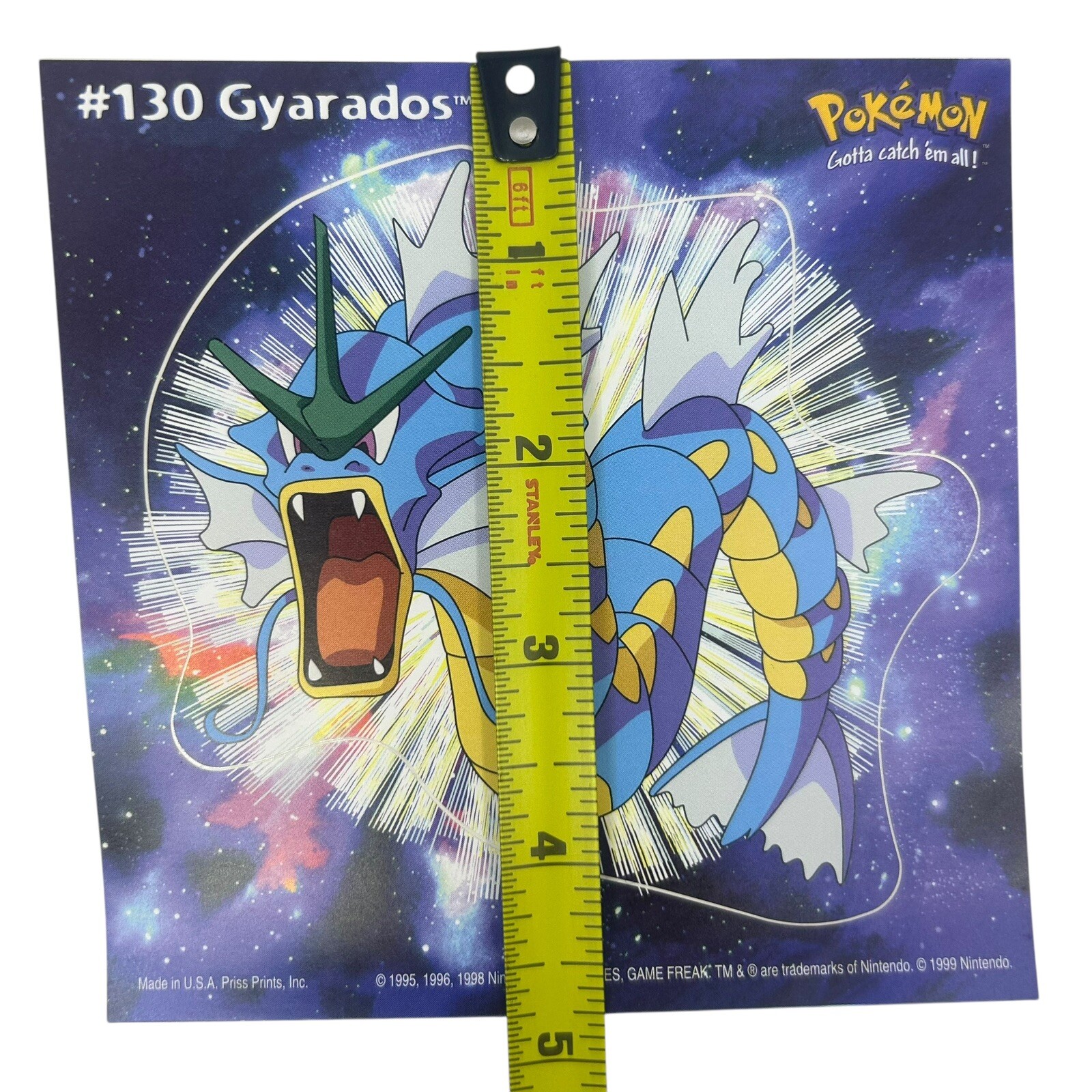 Pokemon Collect ’em Stick-Ups Gyrados #130 Large 4” Sticker Priss Prints
