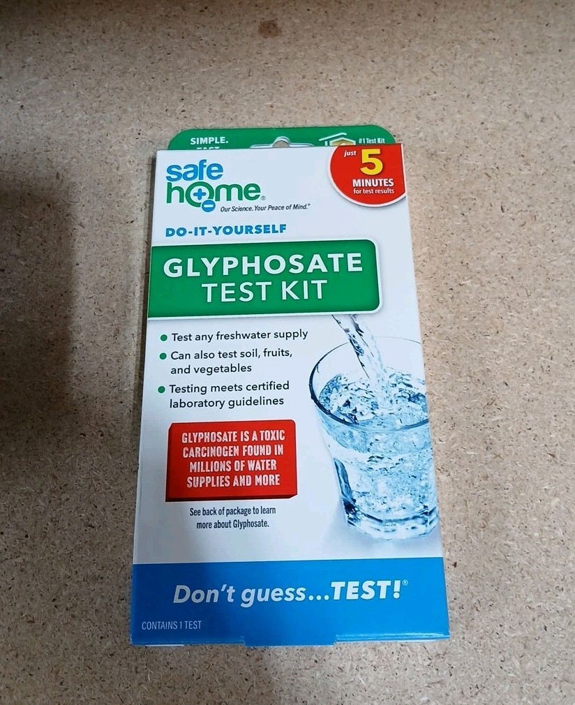 Safe Home DIY Glyphosate Test Kit Detect Toxic Herbicide in Water – 5 min test