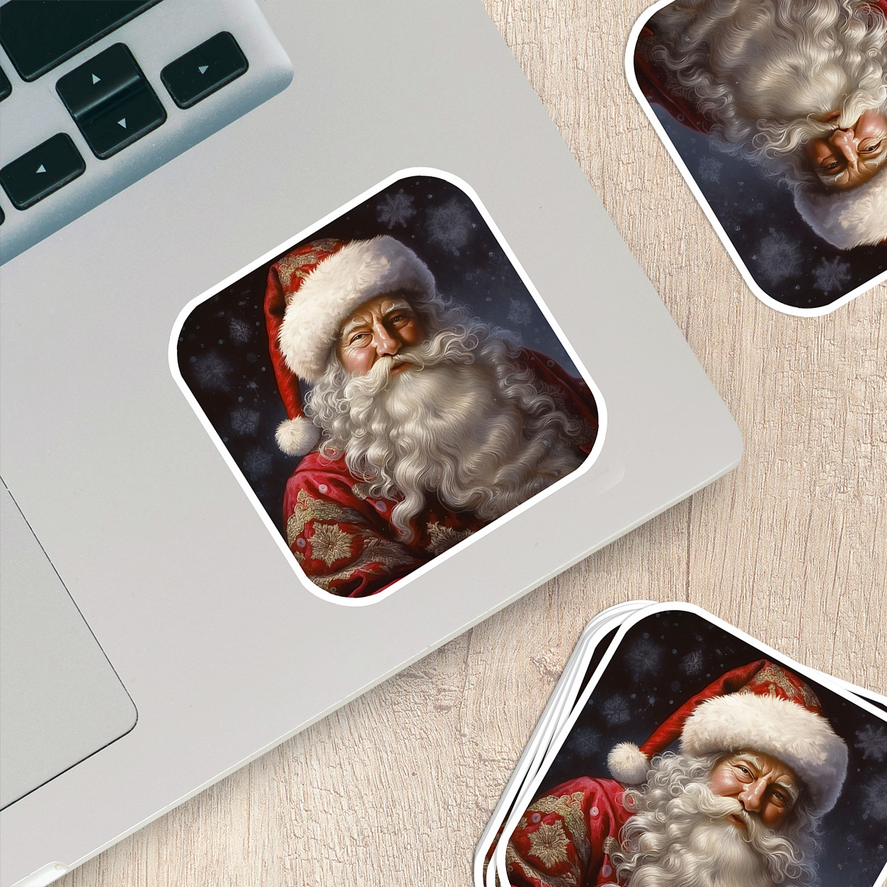 Santa Claus Vinyl Sticker – Bring the Magic of Christmas Anywhere