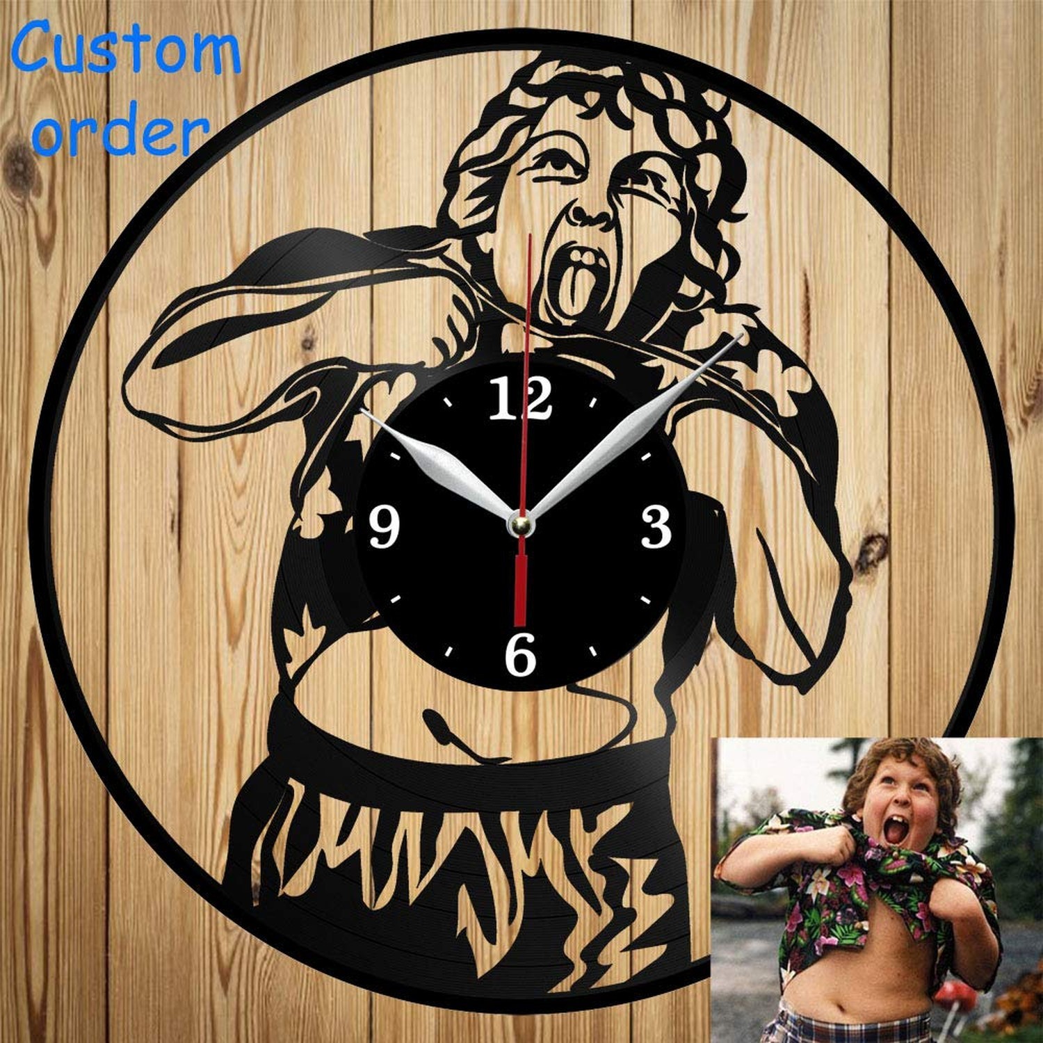 Vinyl Prince Clock Art Decor Home Wall Clock Black Original Gift Unique Design