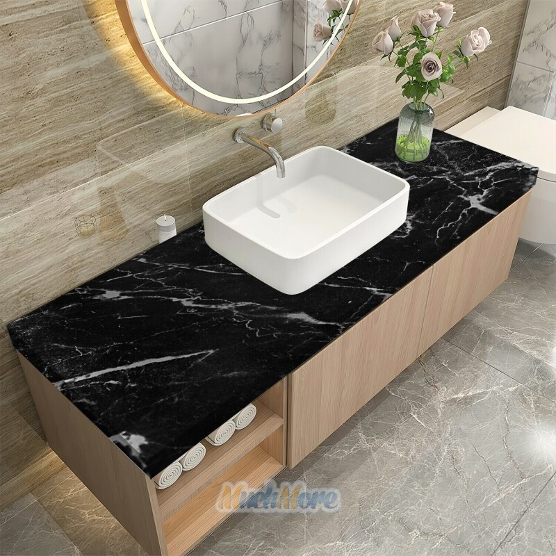9.9ft Marble Granite PVC Wallpaper Vinyl Wrap Film Peel & Stick Home Kitchen USA