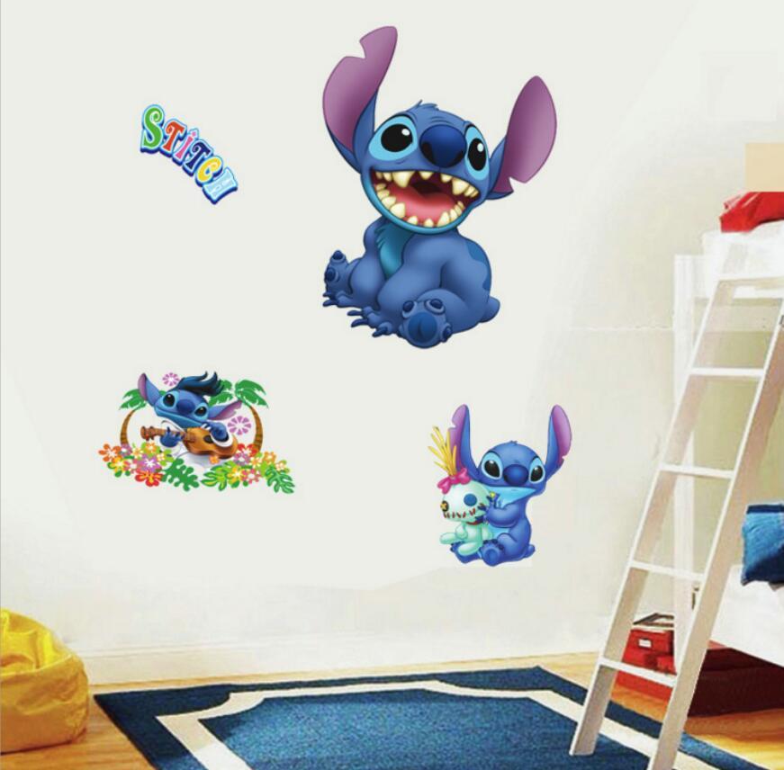 Large Lilo & Stitch Removable Wall Stickers Decal Kids Nursing Room Home Decor