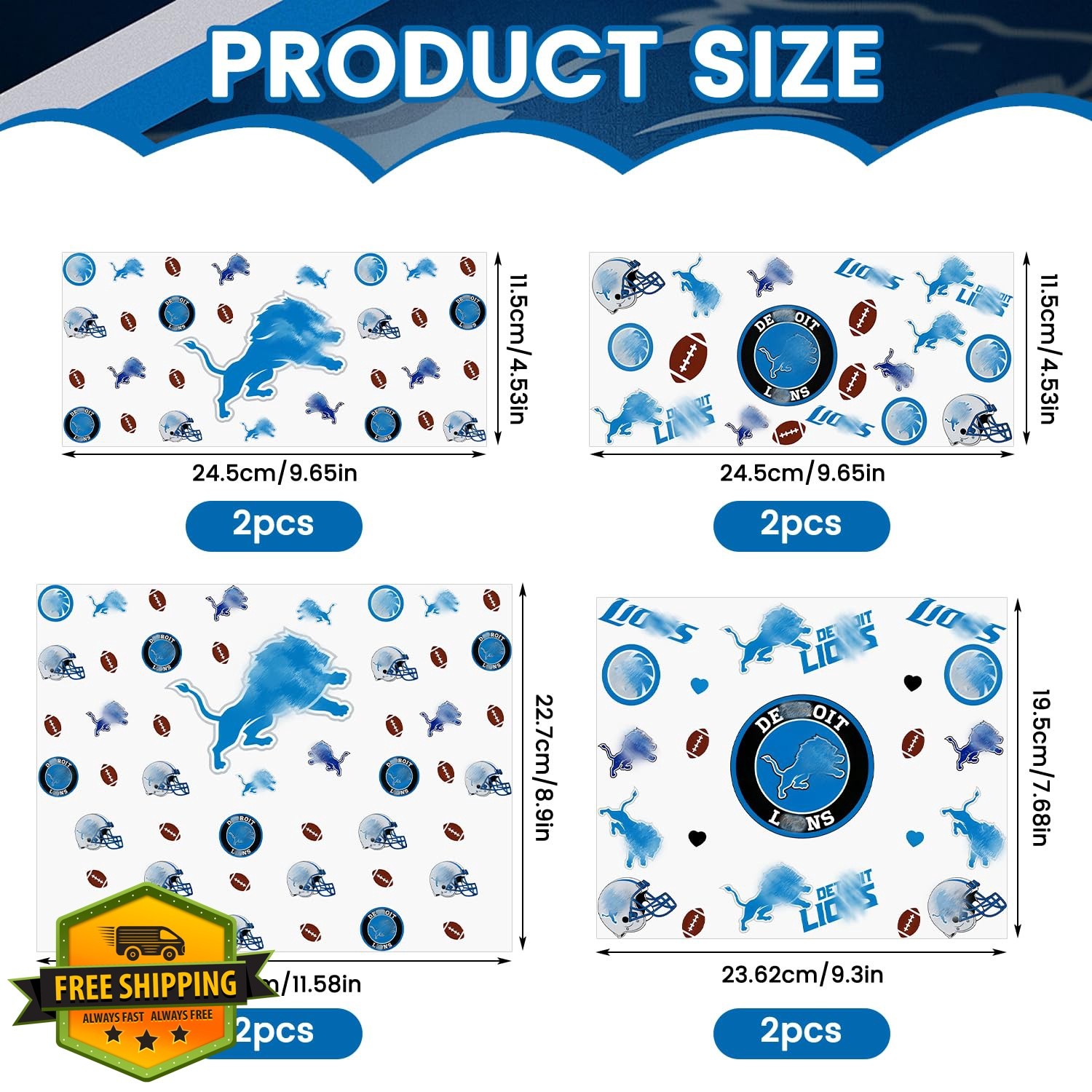 Cecliy Rugby Football UV DTF Cup Wraps 8 Sheets 16/20/40oz