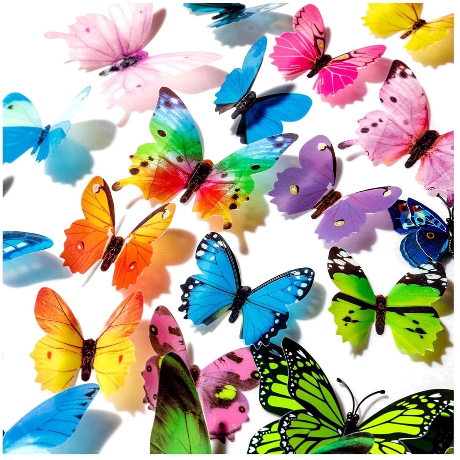 Colorful Butterfly Wall Stickers Set