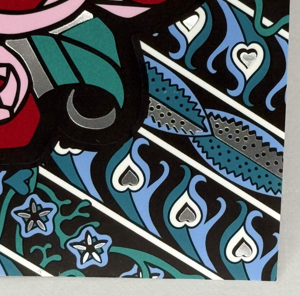 RARE DIPTYQUE EAU ROSES DECAL / STICKER – LIMITED EDITION – MADE IN FRANCE – NEW