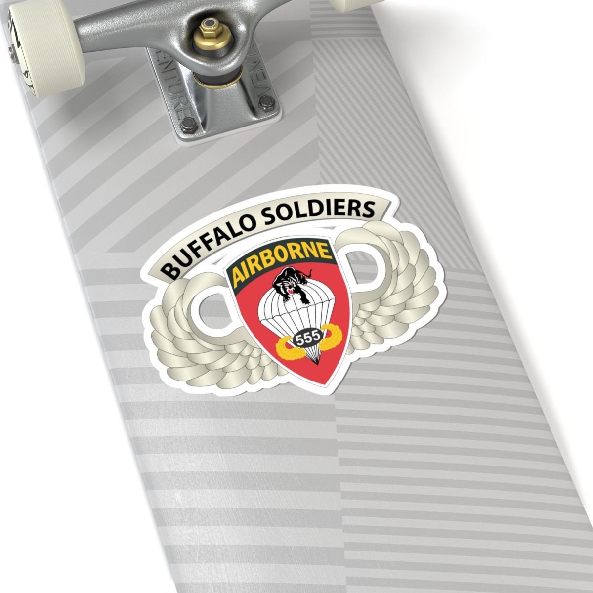 Kiss-Cut Stickers – Army – Airborne Badge – 555th Parachute Infantry Bn – SSI