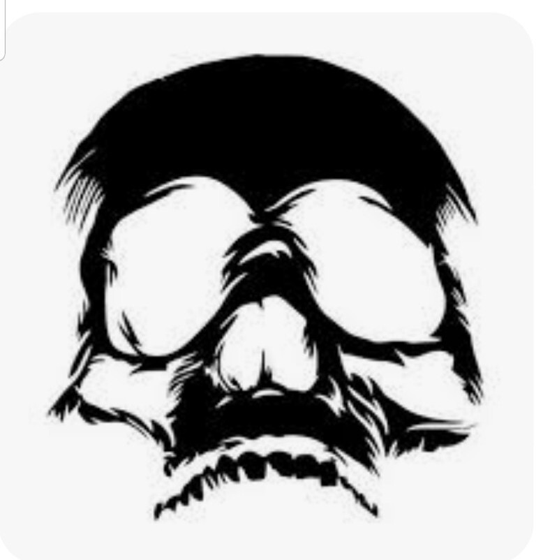 SKULL DEATH vinylDECAL for Car Truck SUV Bumper Wall Laptop Home sm