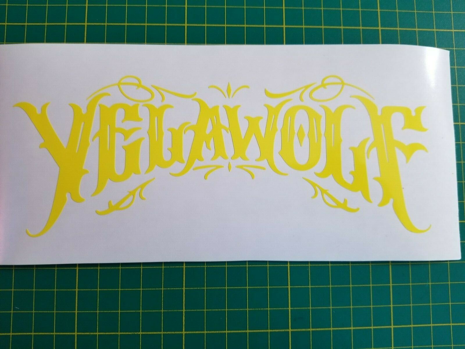 YELAWOLF Decal for Car, Truck, Laptop or Smooth Surface Approx 8" wide
