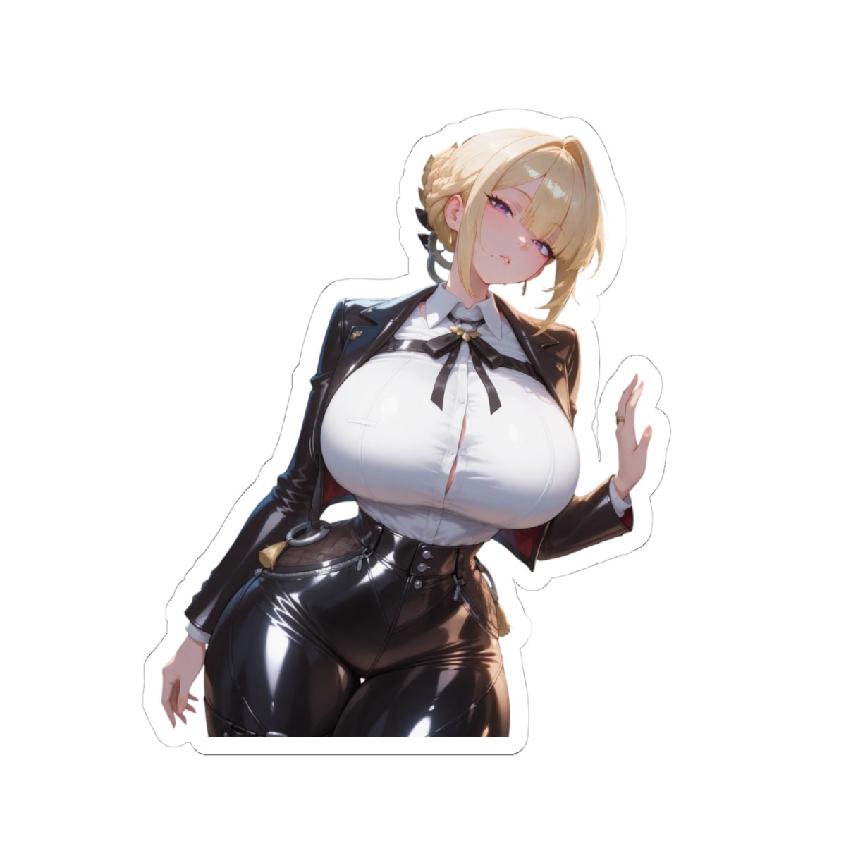 Cute Anime Sticker | Pretty Waifu Decal | $20FreeShipping | FanArt | Evelyn