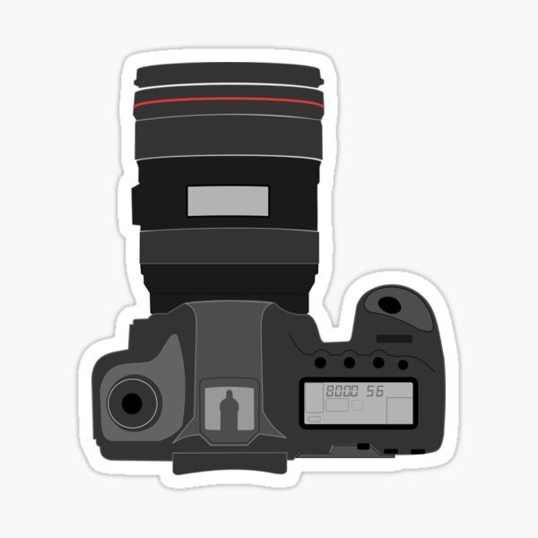 Photographer Camera Lens Photography Lover Decal Decor Laptop Vinyl Sticker