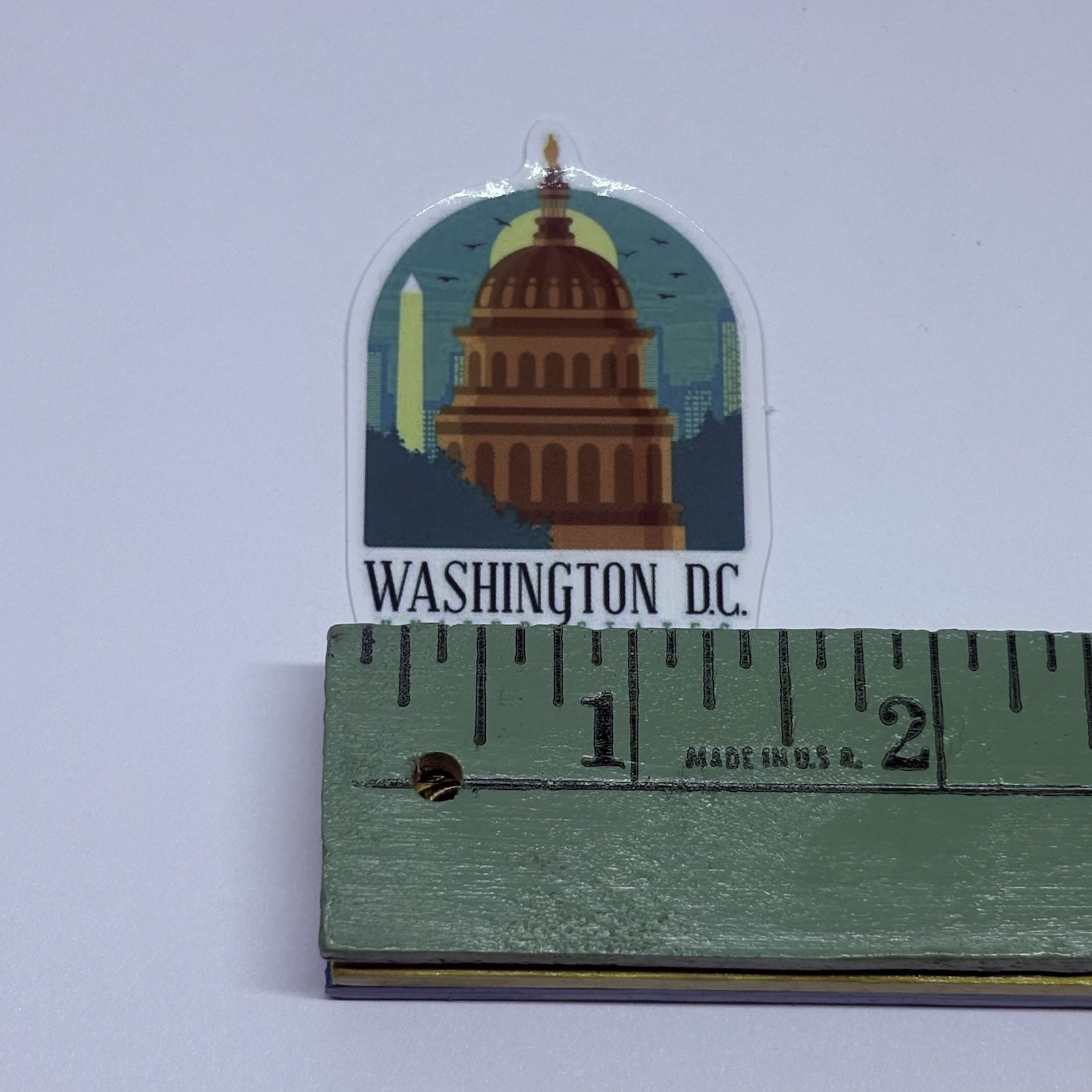 Washington DC Sticker US Capitol Travel Art Decal Vinyl Country Souvenir Tc9