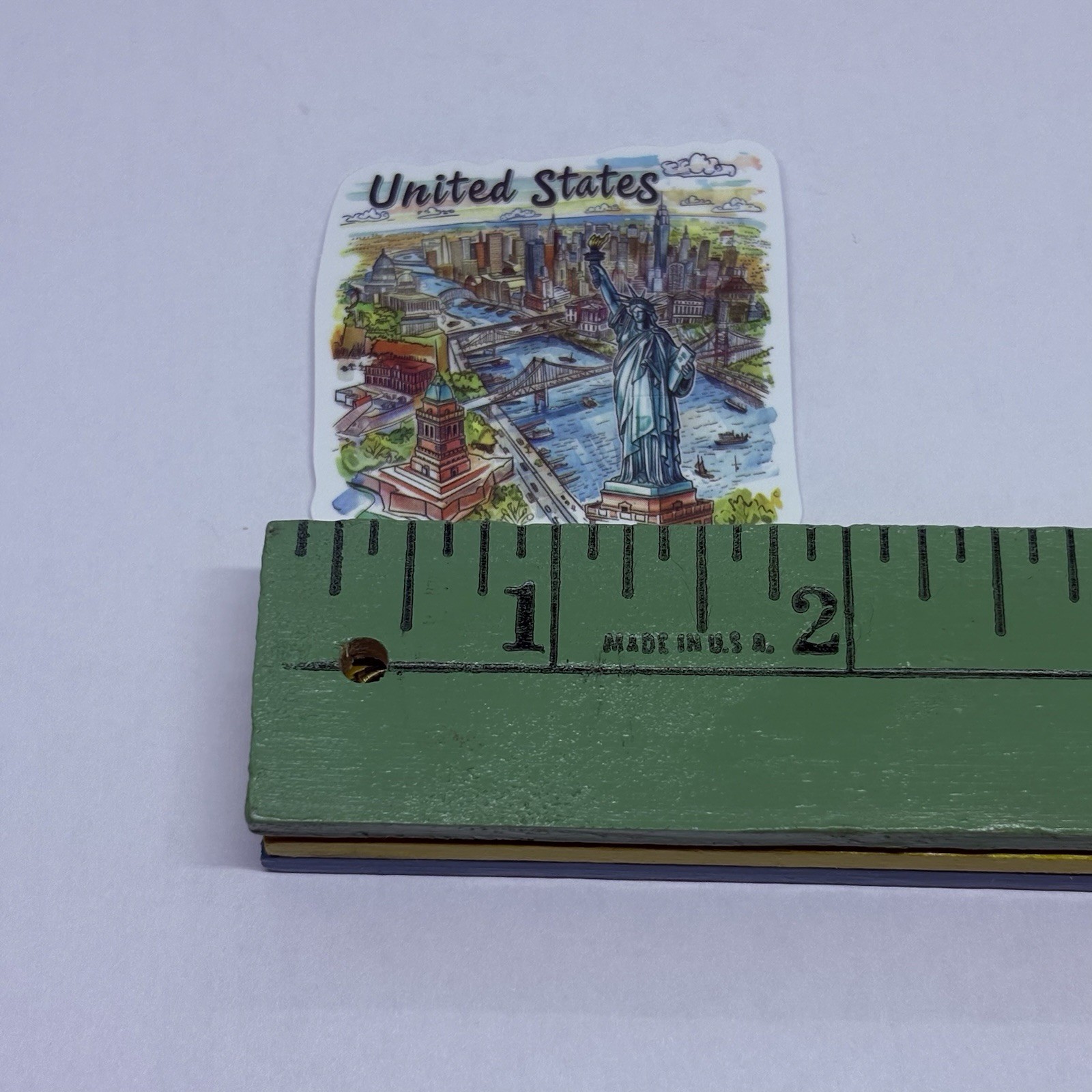 United States Sticker Travel City Tour Liberty Art Decal Vinyl Souvenir Tc9