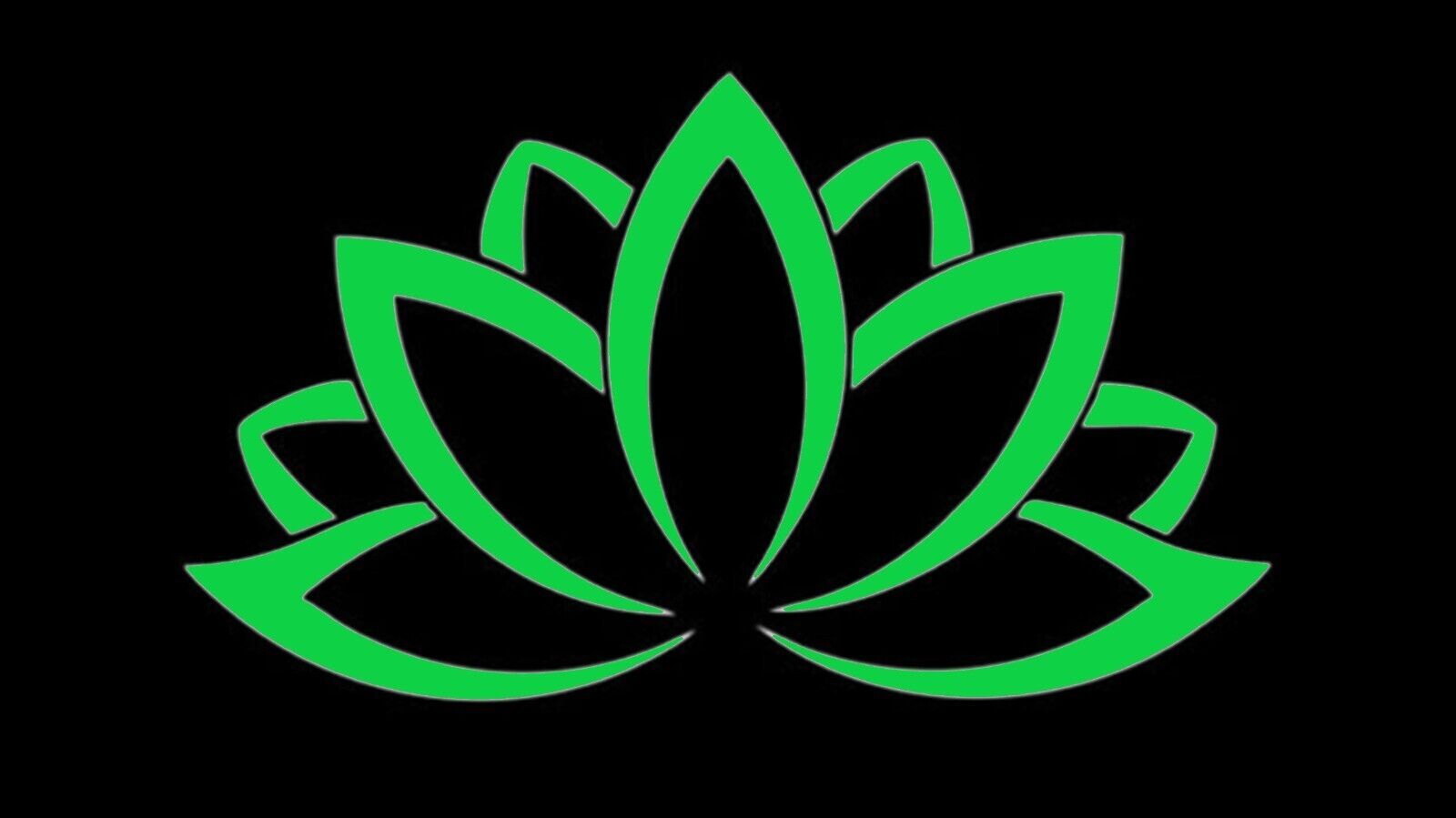 Lotus Flower Silhouette Vinyl Decal Car Self Love Water Bottle Boho Sticker-