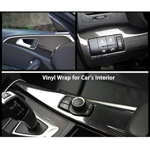Carbon Fiber Vinyl Wrap for Cars – 6D High Gloss – Roll Bubble – Bubble