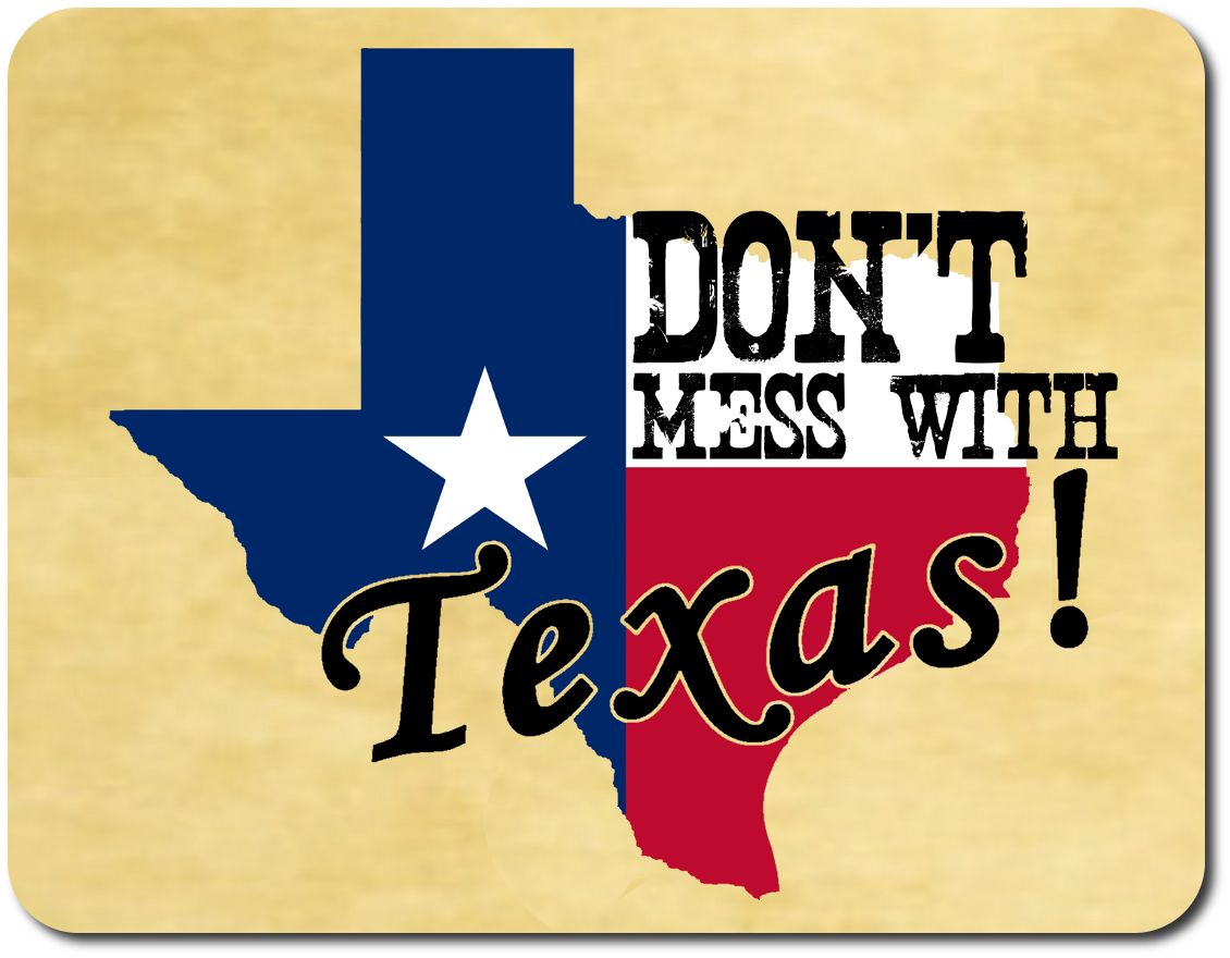 Dont Mess with Texas 8.5 X 11 Laminated Magnetic Poster
