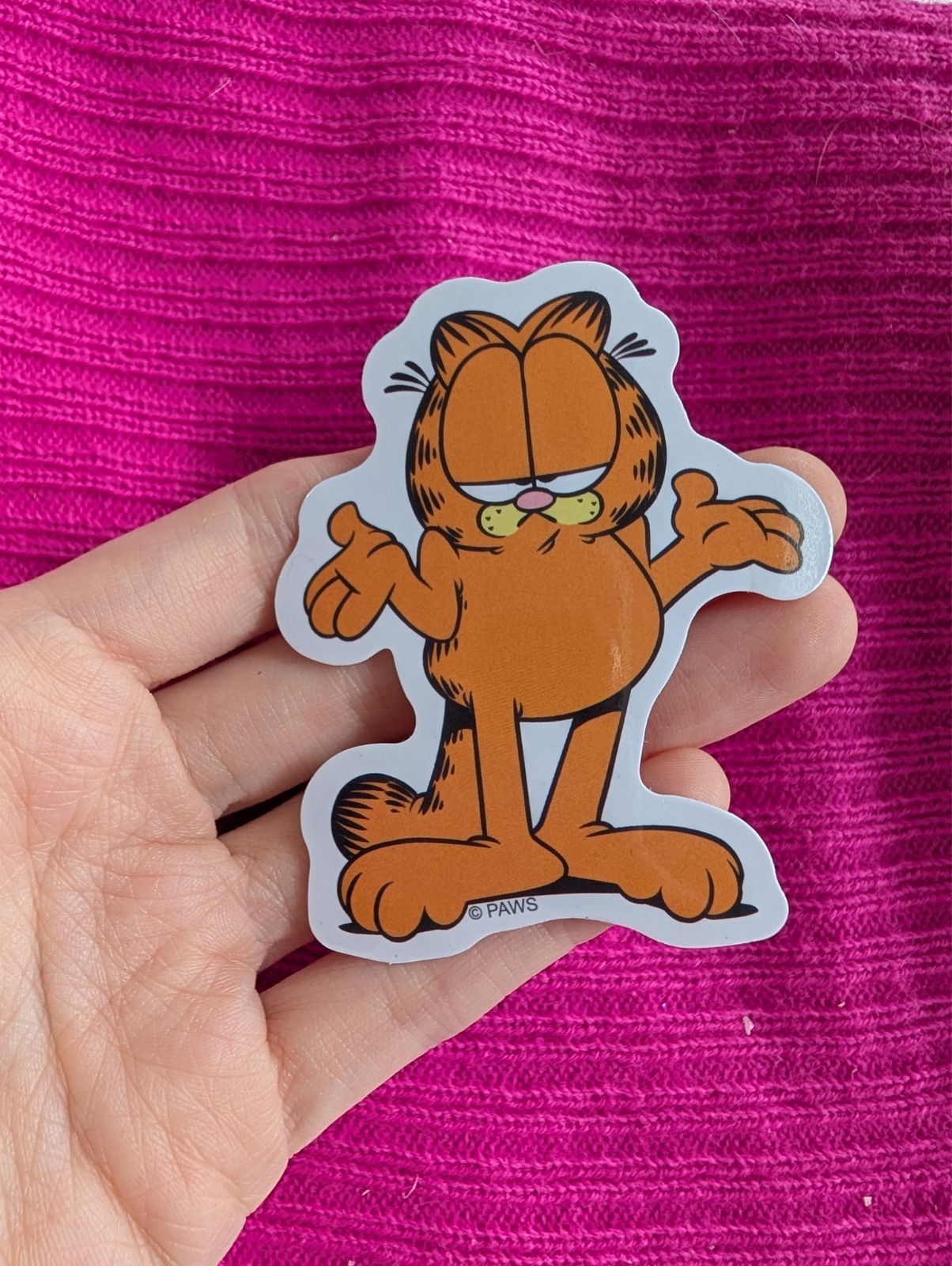 STICKER, Garfield, Sassy cat, Odis, Cartoon