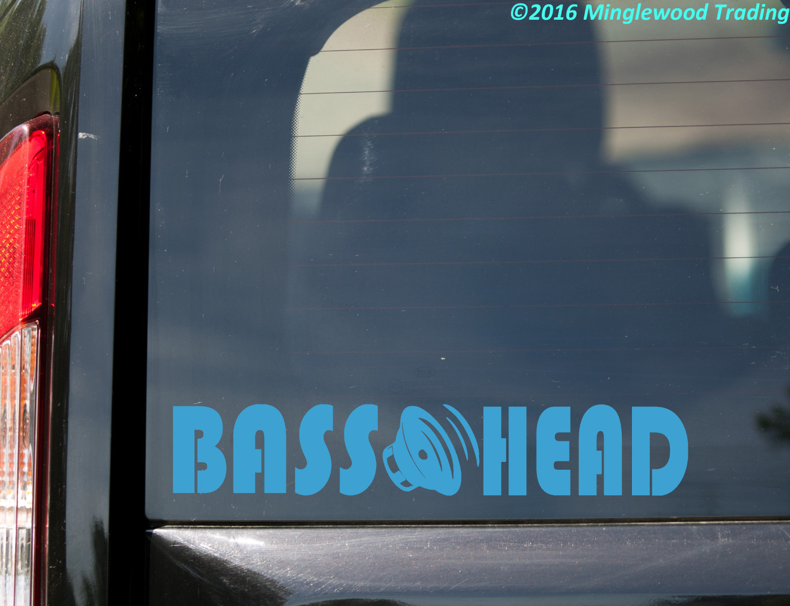 BASS HEAD -V2- Vinyl Decal Sticker – EDM Music Speaker Basshead Headbange