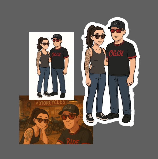 Custom Created Cartoon Animate Ghibli Style Sticker Decal Personal plus download
