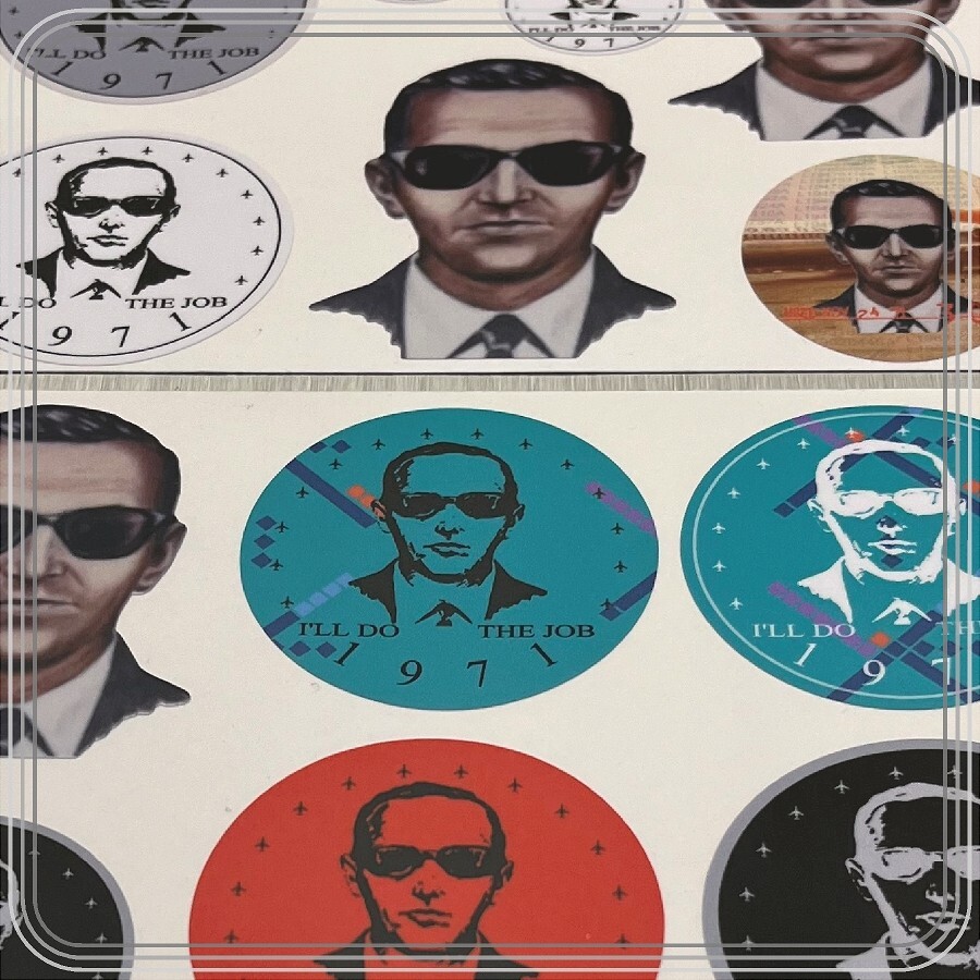 DB Cooper 13-PACK – High Quality Laminated Stickers for Vehicle, Laptop, Window
