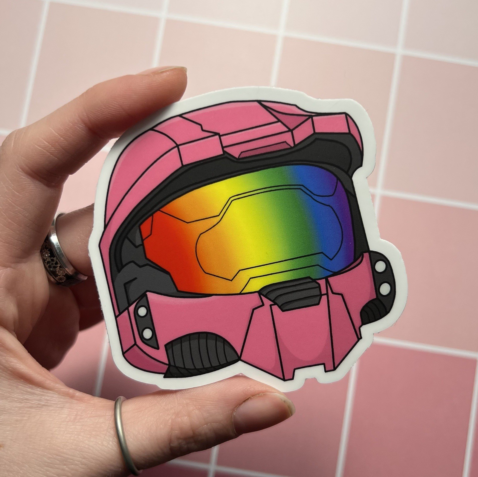 LGBT Donut from Red vs Blue Sticker