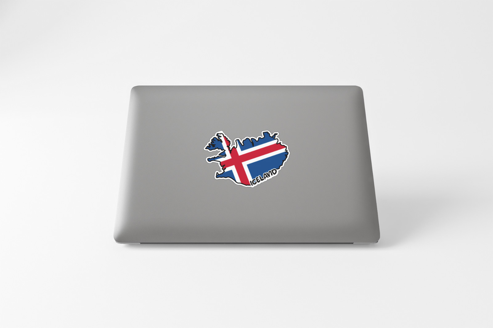 Iceland Map Flag Sticker Decal