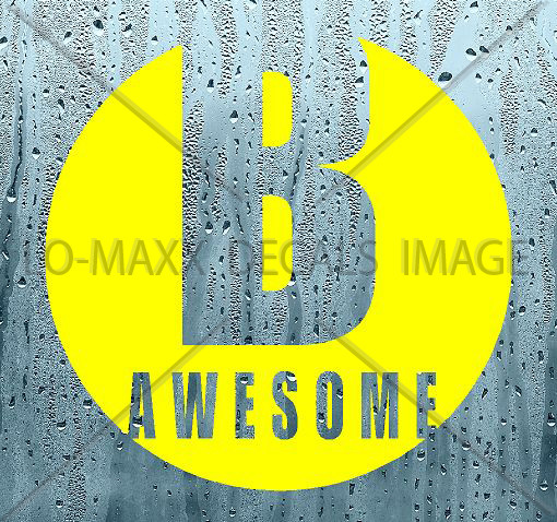 B Awesome Inspirational Positive Cool Various Sizes & Colors Die Cut Vinyl Decal