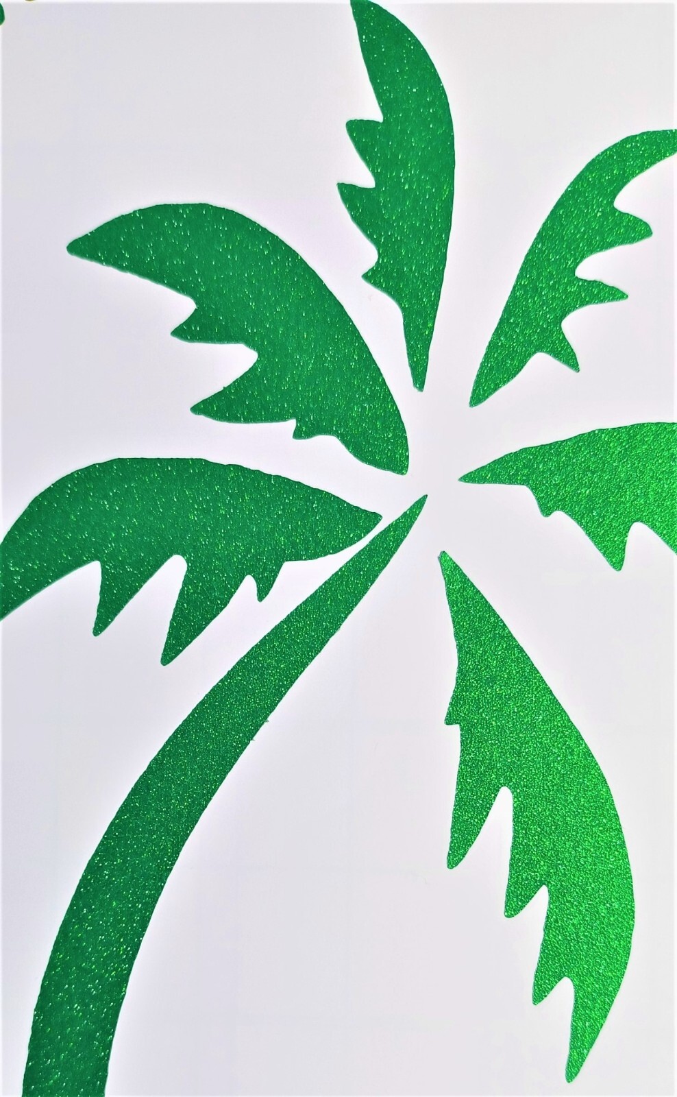 Palm Trees Sea Breeze Car-Window-Door Sticker Decal-3X5.25 inches