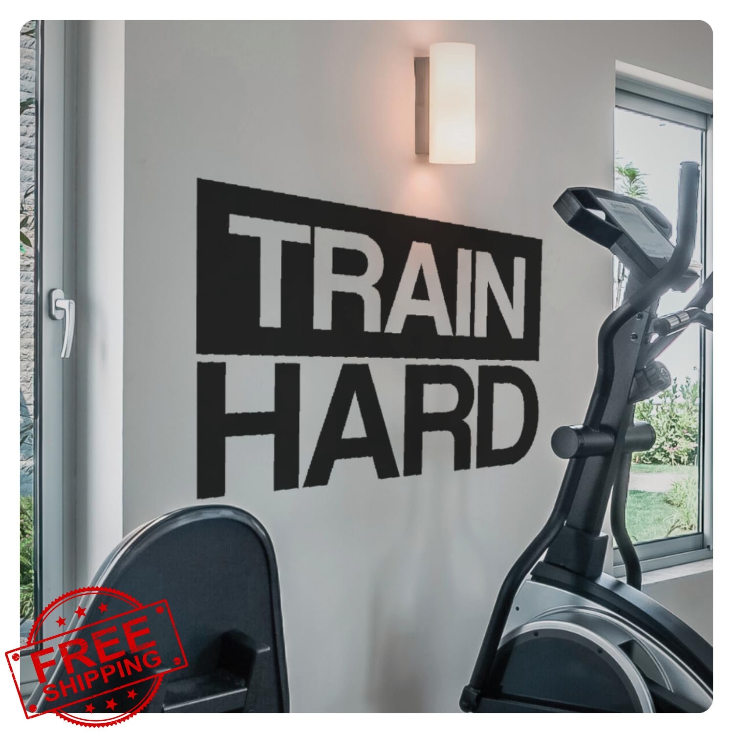 My Vinyl Story Train Hard Wall Decal Black 34×22"