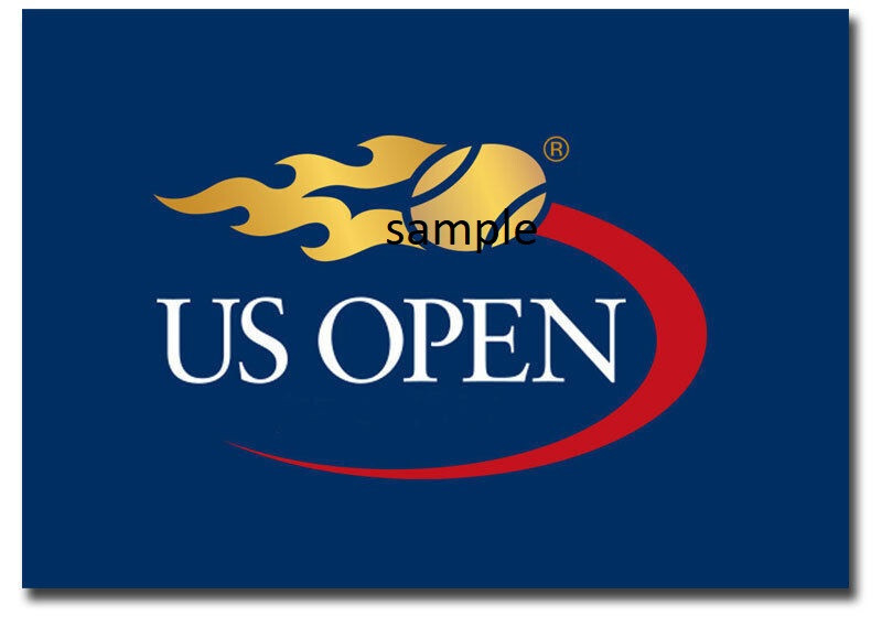 US OPEN TENNIS REFRIGERATOR LOCKER TOOL BOX MAGNET CHRISTMAS MAN CAVE GAG GIFT