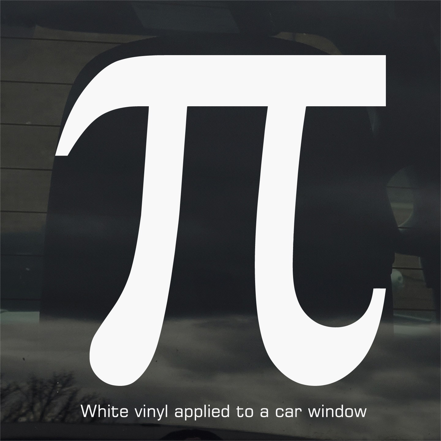 PI Symbol Custom Vinyl Sticker Decal for Car Window Laptop & More