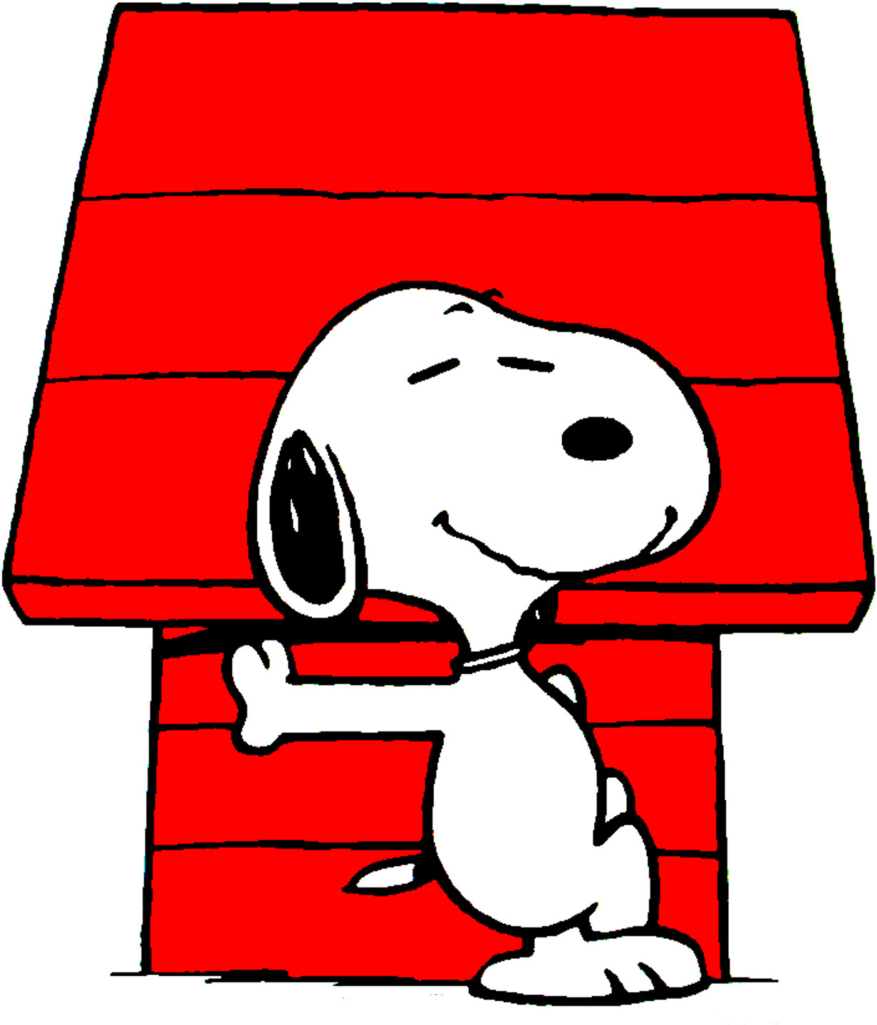 Snoopy sticker Peanuts weatherproof bumper vinyl decal