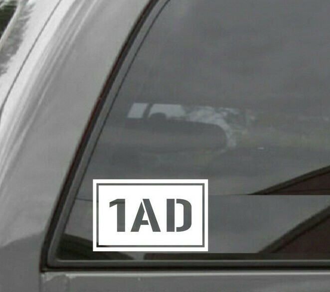 (2X) 1st ARMORED DIVISION Vinyl Decal Sticker 1AD