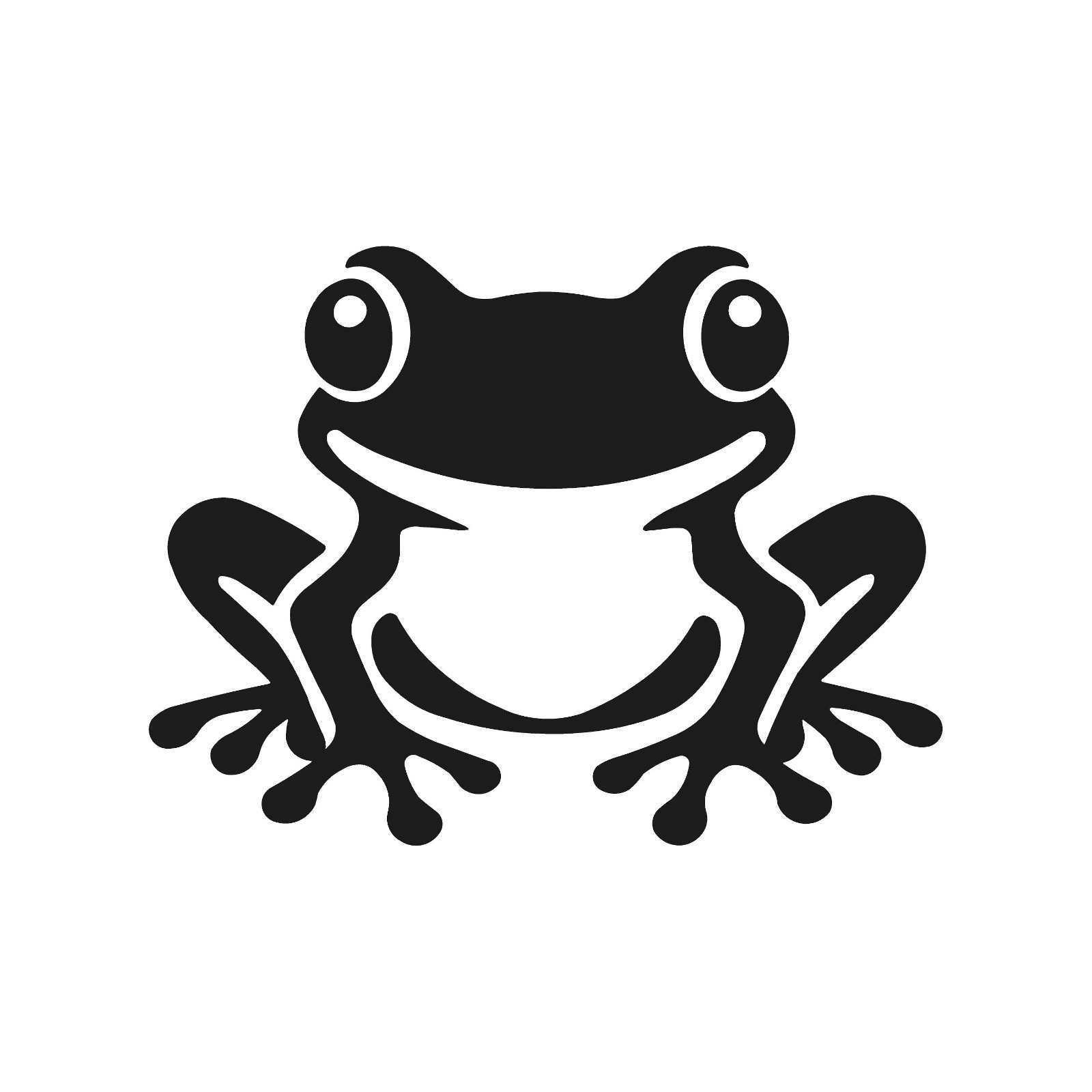 Tree Frog Facing Forward Vinyl Decal Wild Frogs Laptop Sticker