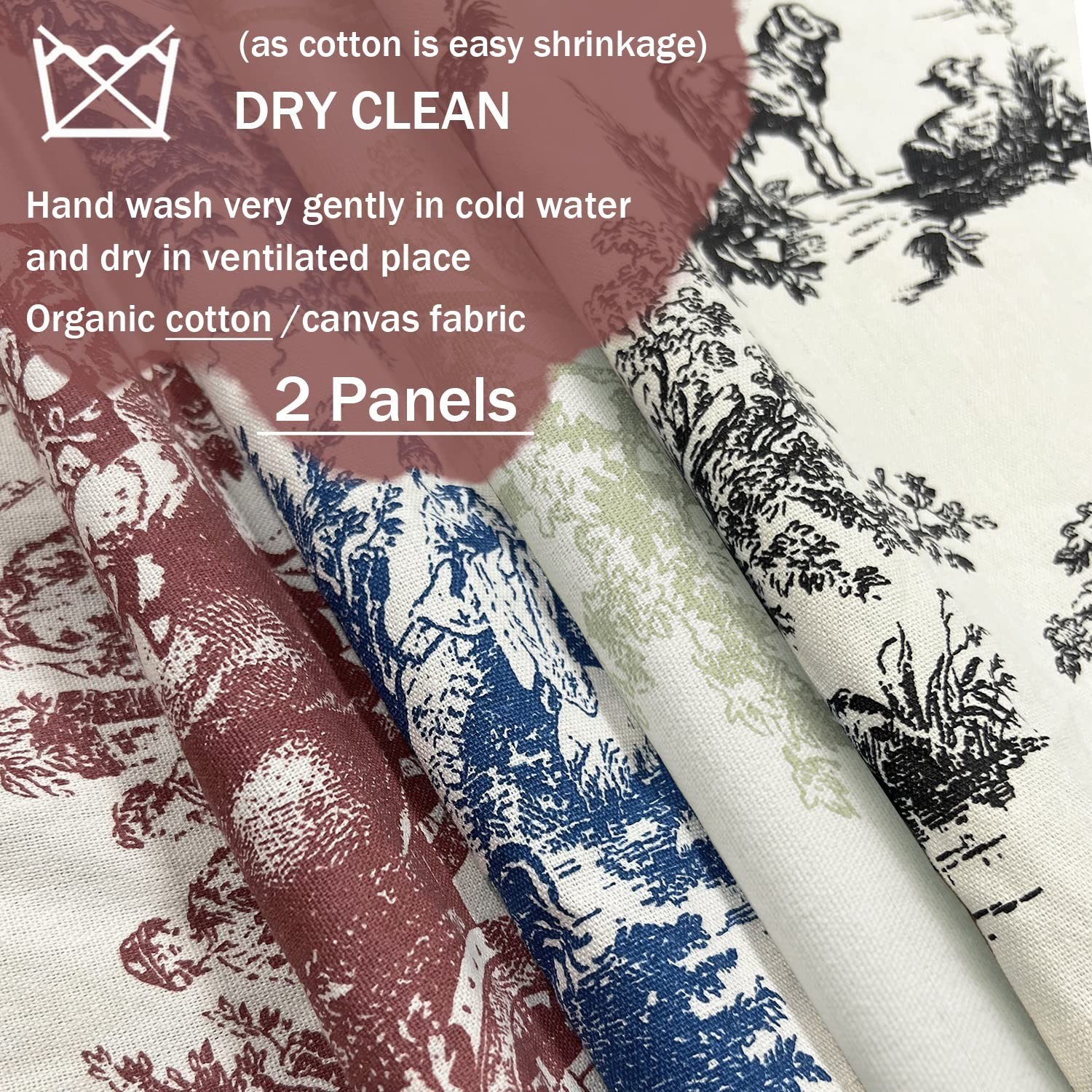 Sage Green Curtains 84 Inch Length for Living Room 2 Panels Set Spring Countr…