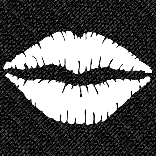 LIPS HOT SEXY FASHION GIRL MAKEUP VINYL DECAL STICKER (L-01)