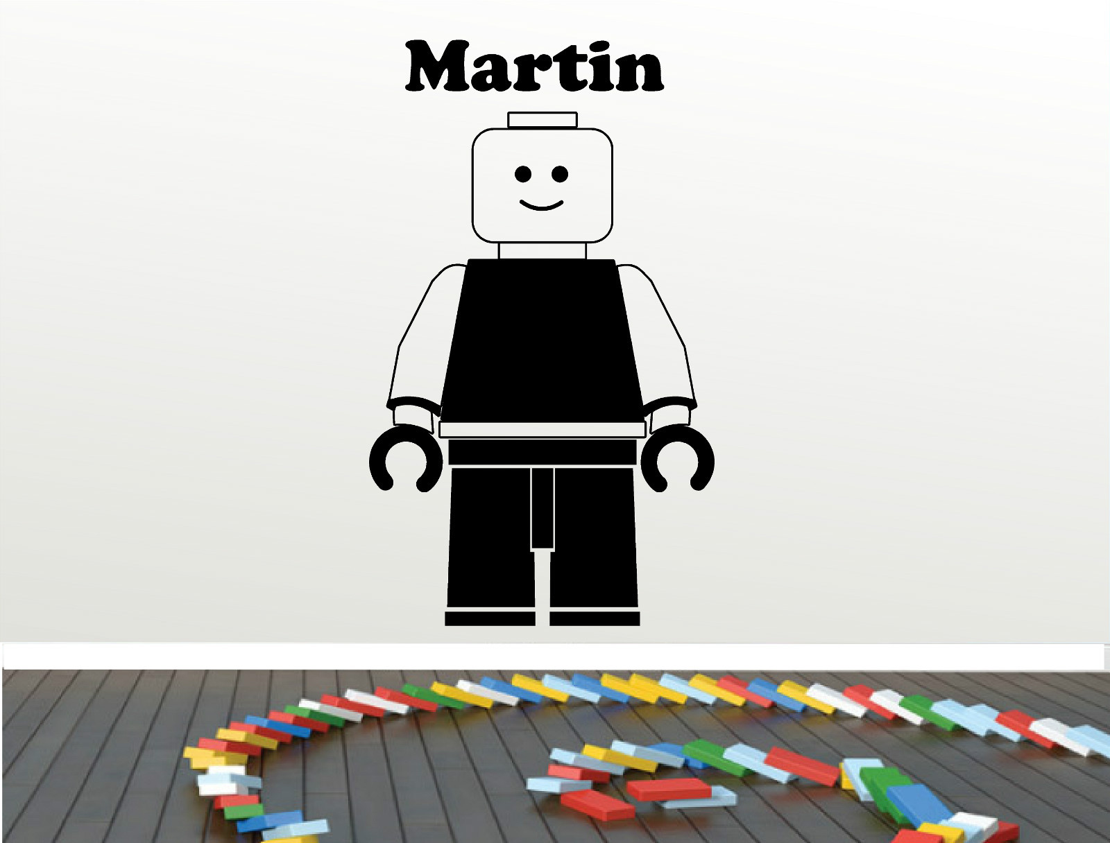 LEGO wall sticker decal bedroom wall art children design decal