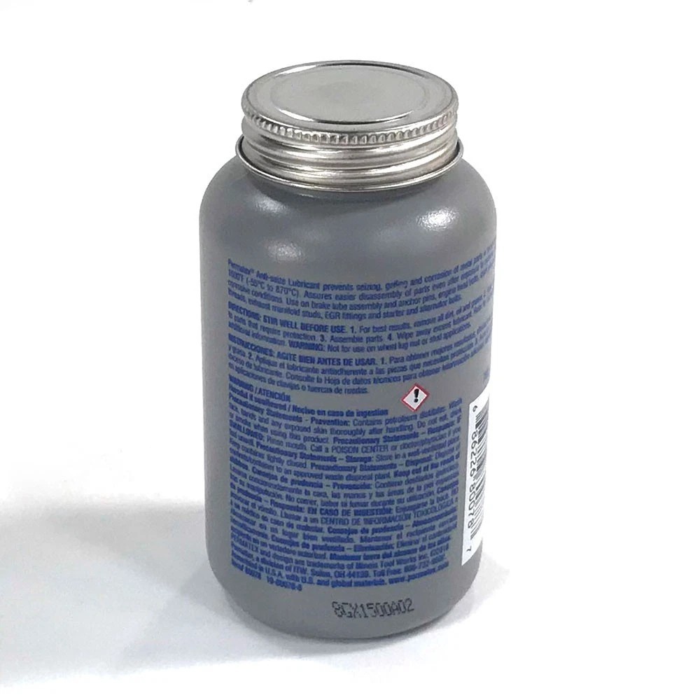 NEW PERMATEX ANTI-SEIZE LUBRICANT; 8OZ. BRUSH-TOP BOTTLE