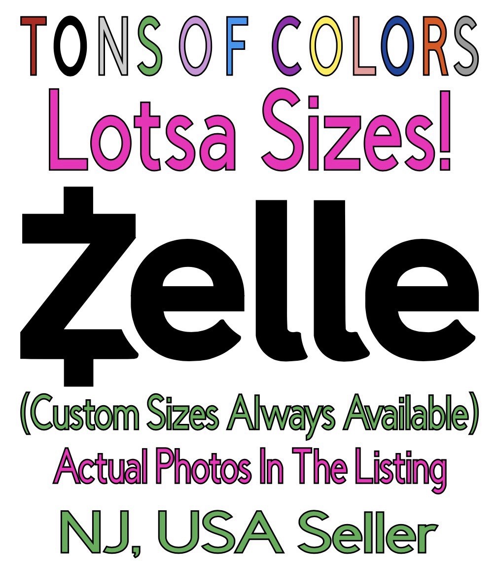 Zelle Logo Die Cut Vinyl Decal Payment Processing Small Business Banking