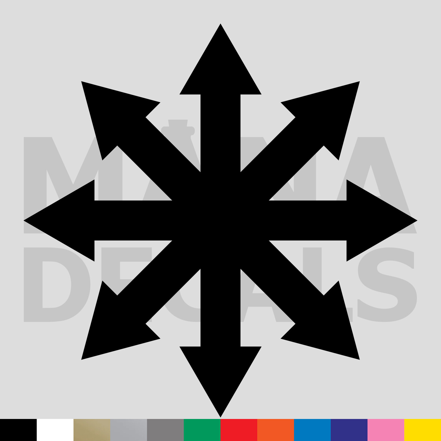 Chaos Symbol Vinyl Die Cut Decal Sticker – Magic Star Occult