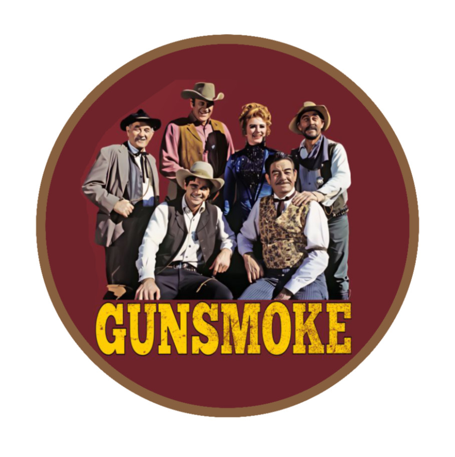 Gunsmoke (TV Classics) – 4" Vinyl Decal Sticker Handmade Cooler Laptop Vehicle