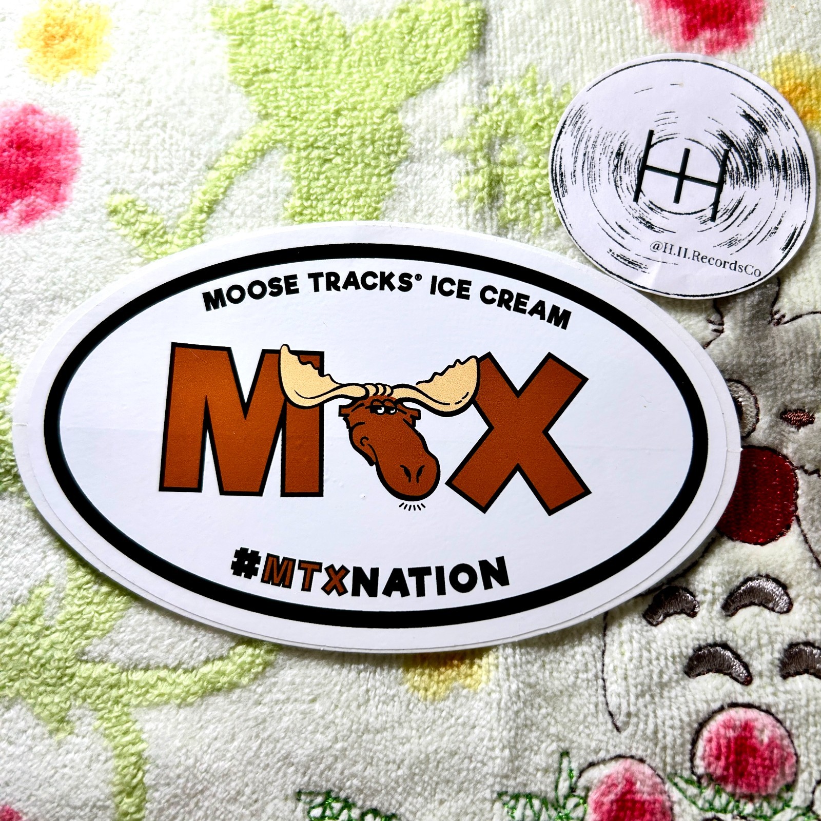 Moose Tracks Ice Cream MTX Nation 4" Official Decal Sticker New