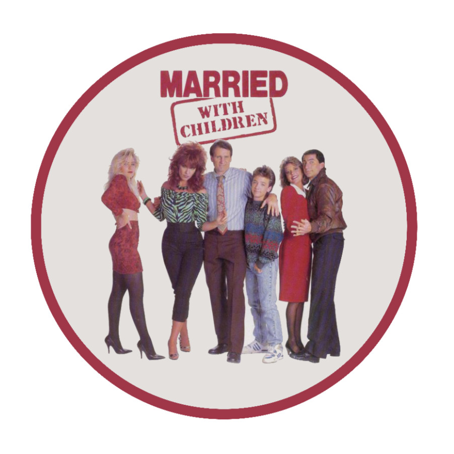 Married With Children – 4" Vinyl Decal Handmade Laptop Decor Vehicle Cooler Mug