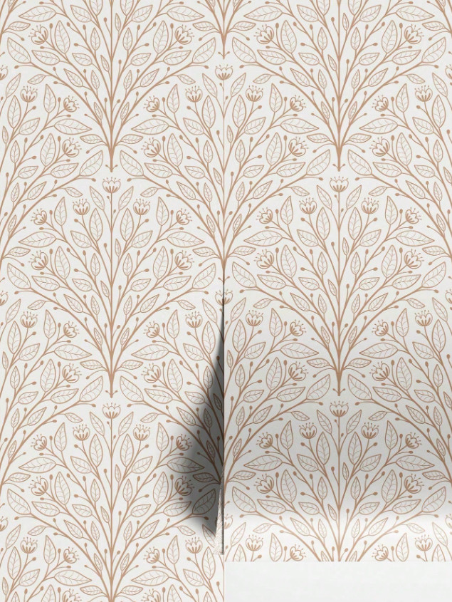 Peel Stick Wallpaper Leaves Waterproof Removable Wall Decal Art Home Decor 17.7x