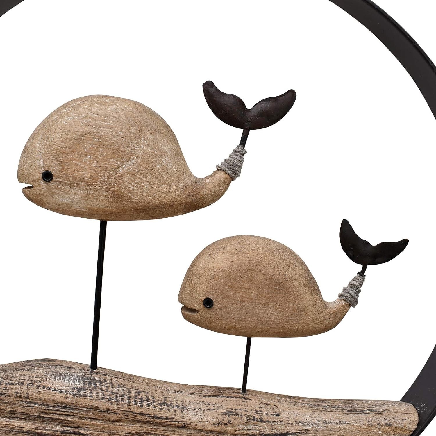 Nautical Wood Wall Decoration Rustic (Whale)