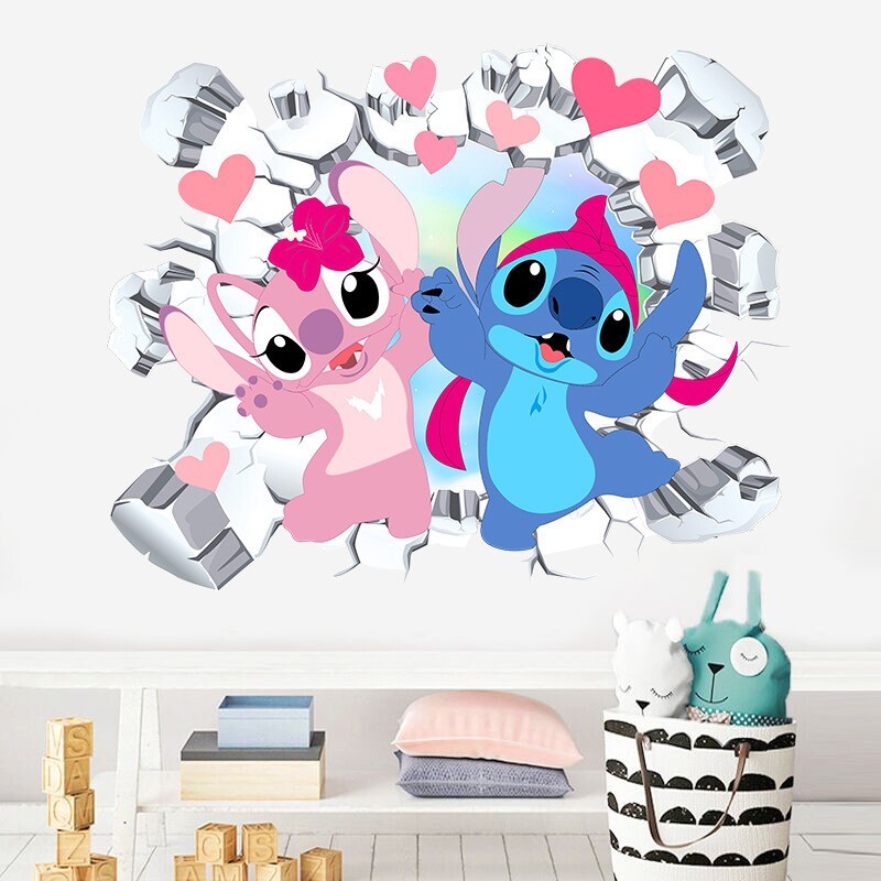 STITCH Kids Nursery Wall Stickers Bedroom Decal Art Vinyl Decals 20 Styles