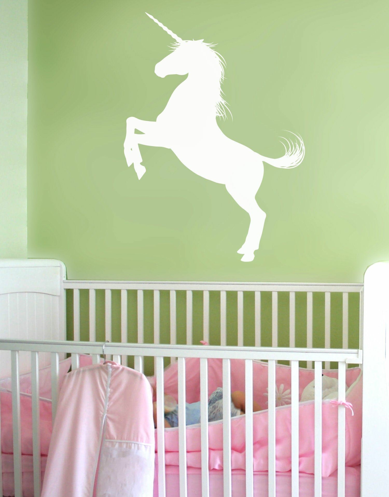 Girl’s bedroom Unicorn Wall Decal Sticker. Fantasy Silhouette. #6108