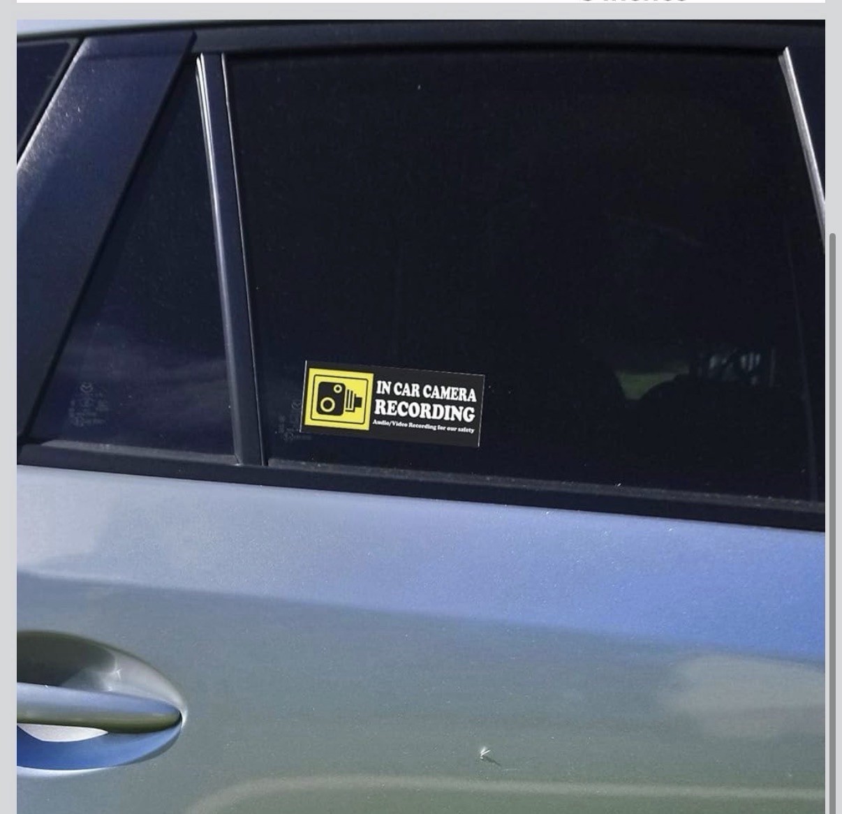 Tlc (uber ,Lyft,Taxi) Approved Vehicle Safety Decals Sticker- 14 Pieces.