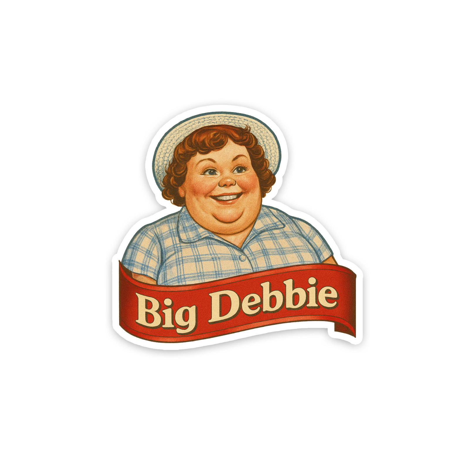 Big Debbie Snack Cake Sticker 4 Inch Vinyl Decal Funny Meme Fat Joke Waterproof