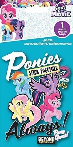 My Little Pony Movie Colored Repositionable Sticker Decal