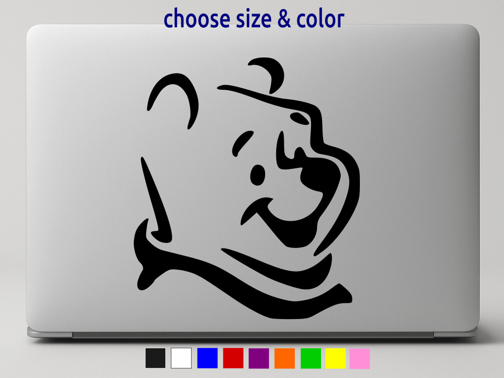 WINNIE THE POOH STENCIL Vinyl Decal Laptop Wall Car Sticker CHOOSE SIZE COLOR